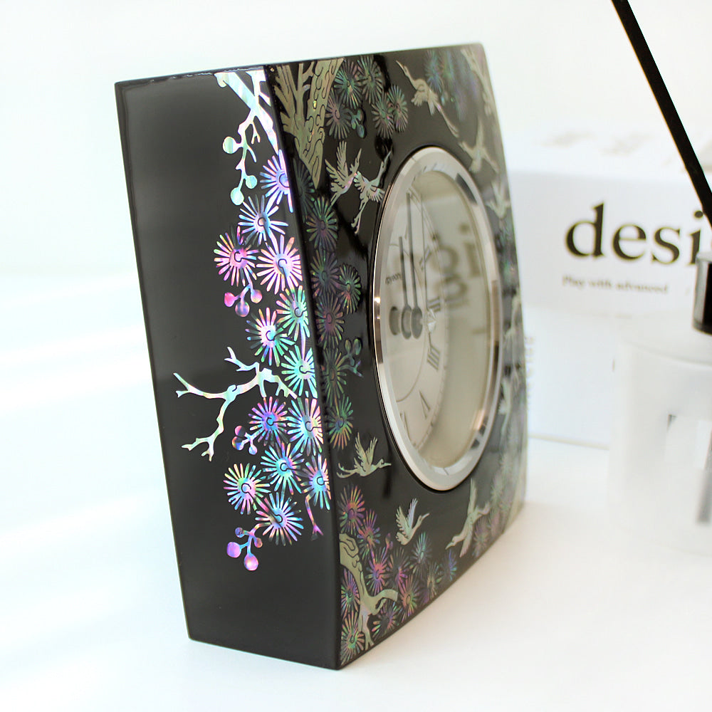 Najeonchilgi Longevity Crane Desk Dragon Clock
