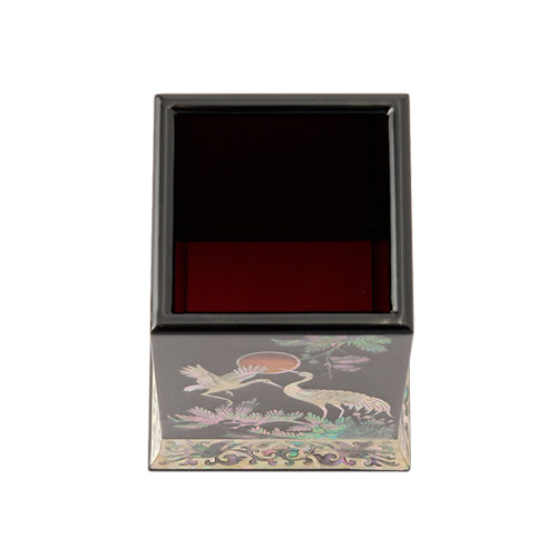 Najeon Chilgi Mother of Pearl Pen & Pencil Holder — Pine & Crane - OF0037