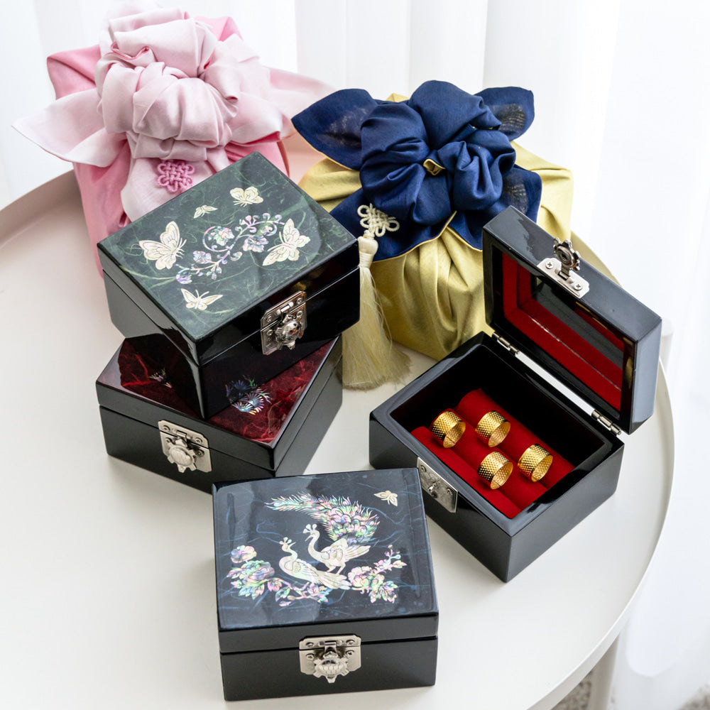 Hanji Turtle Mother of Pearl Jewelry Box