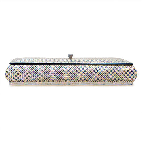 Good Luck Seven Treasures Motif Mother of Pearl Cutlery Case & Mother of Pearl Multi-Purpose Box - by by Park In-ho
