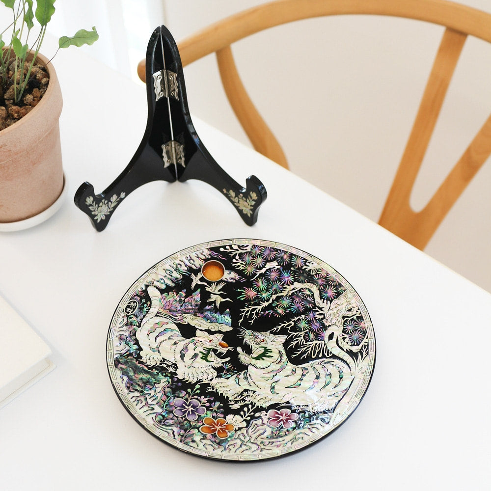 Masterpiece Najeon Tiger Mini Tray (Master Artisan Kim Young-man)