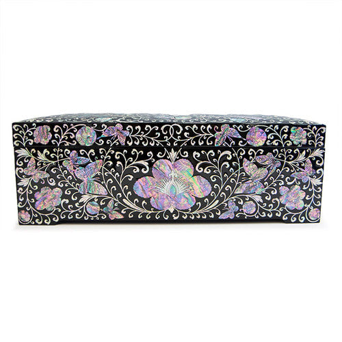 Najeon Chilgi Mother of Pearl Document & Memo Box - OF0222