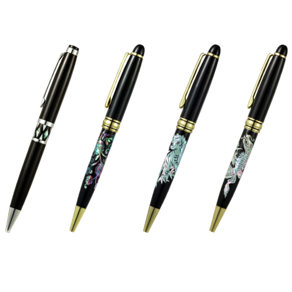Najeon Chilgi Mother of Pearl Ballpen & Letter Opener — Dragon - OF0059