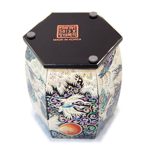 Najeon Chilgi Mother of Pearl Pen & Pencil Holder — Pine & Crane - OF0053