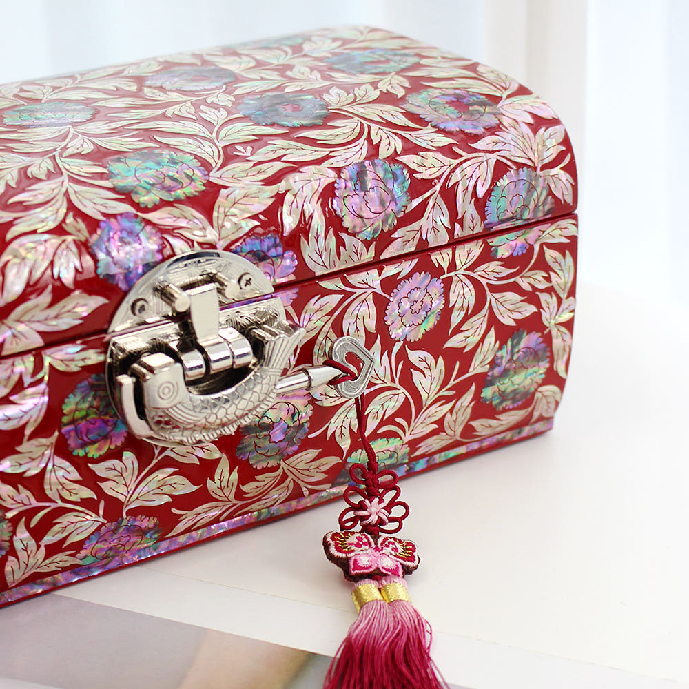 Masterpiece Najeonchilgi Premium Jewelry Box Yedan Wedding Gift Box Keepsake Ring Box