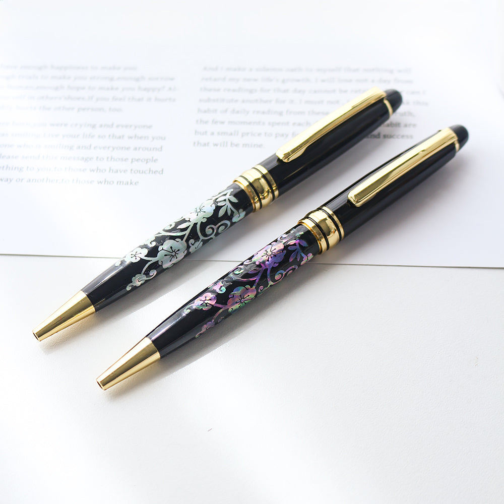 Premium Mother of Pearl Pen Plum Blossom