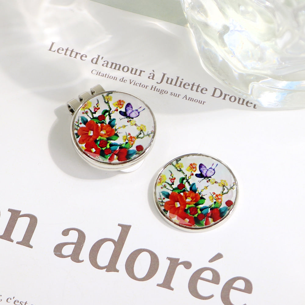 Premium Najeon Golf Ball Marker K(Butterfly)