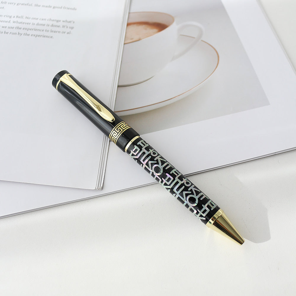 Najeonchilgi Hangul Lattice Mother of Pearl Pen (Lower Inlay)