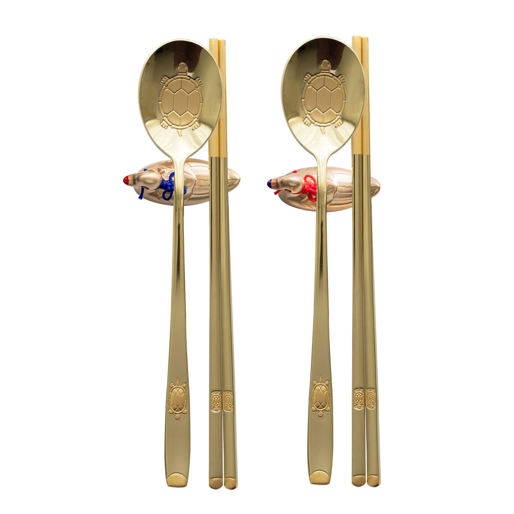 Wooden Mandarin Duck — Mandarin Duck (Gold) - DE0156