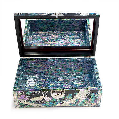 Crane & Pine 1-Drawer Vanity Jewelry Box (Red)