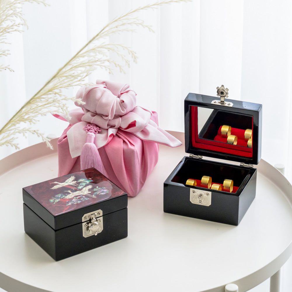 Hanji Turtle Mother of Pearl Jewelry Box