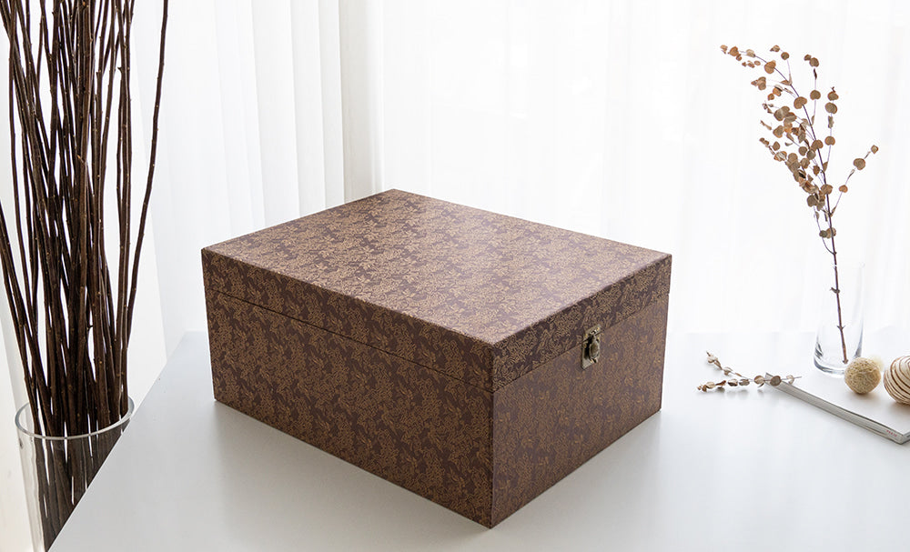 Najeon Chilgi Mother of Pearl Document & Memo Box - OF0215