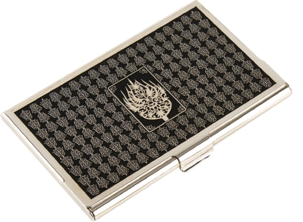 Medium Metal Business Card Case (Gold) - OF0134