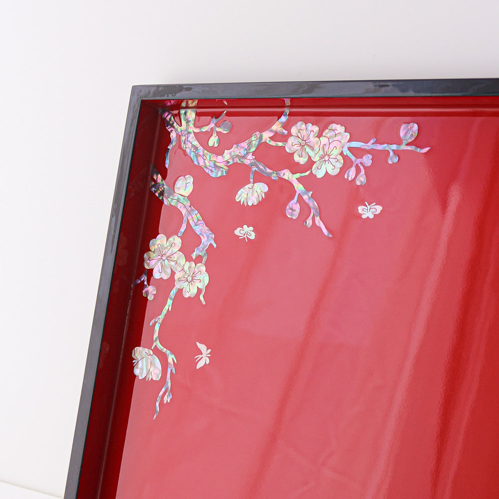 Najeonchilgi Plum Blossom Mother of Pearl Tray