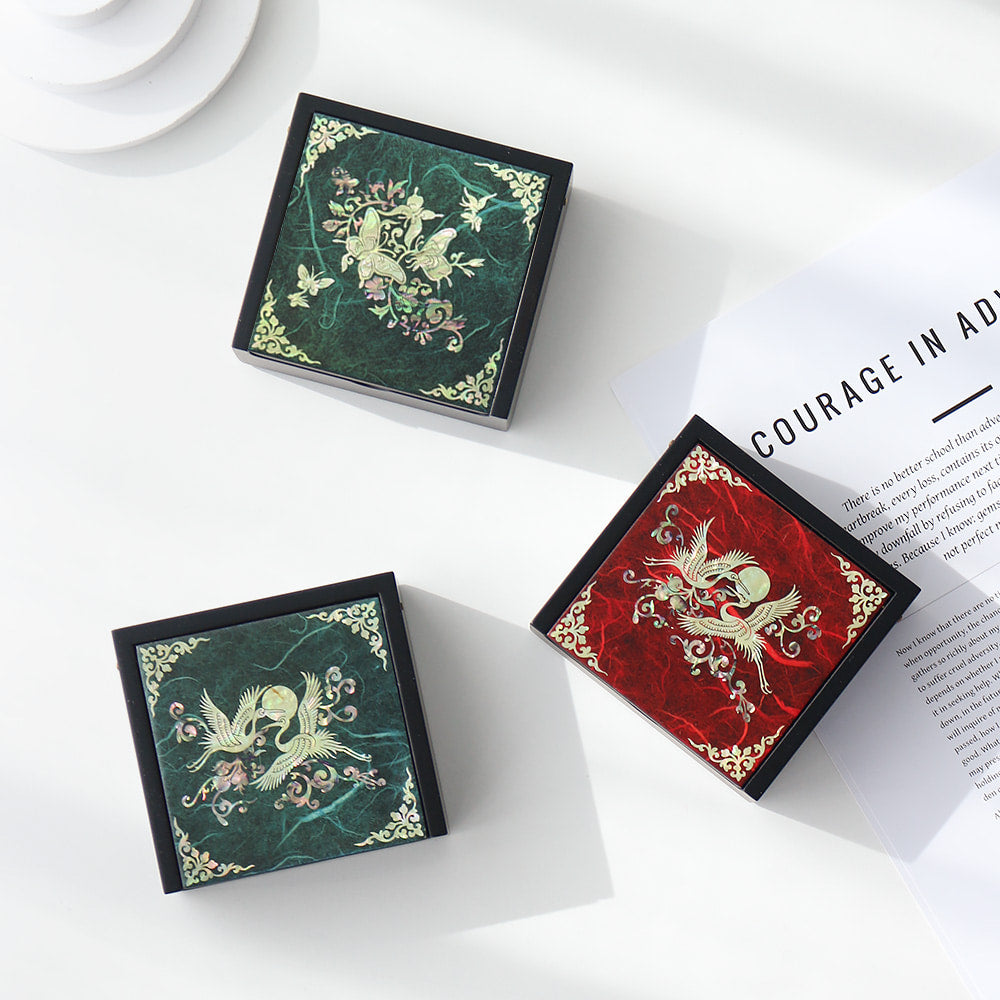 Najeonchilgi Hanji Mini Mother of Pearl Jewelry Box