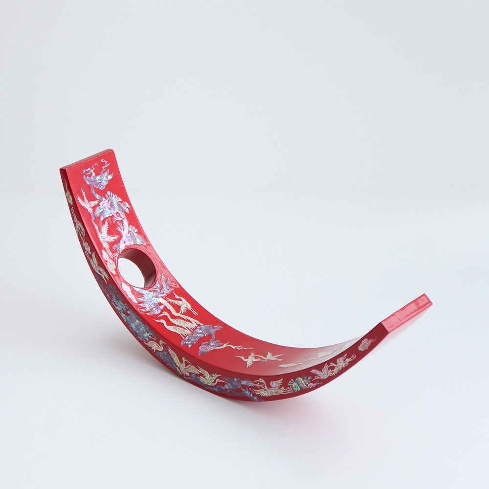 Najeonchilgi Pine & Crane Vivid Mother of Pearl Wine Holder