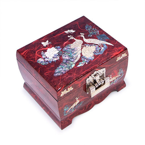 Music Box Melody Hanji Base Mother of Pearl Jewelry Box - Oh Myung - Ho