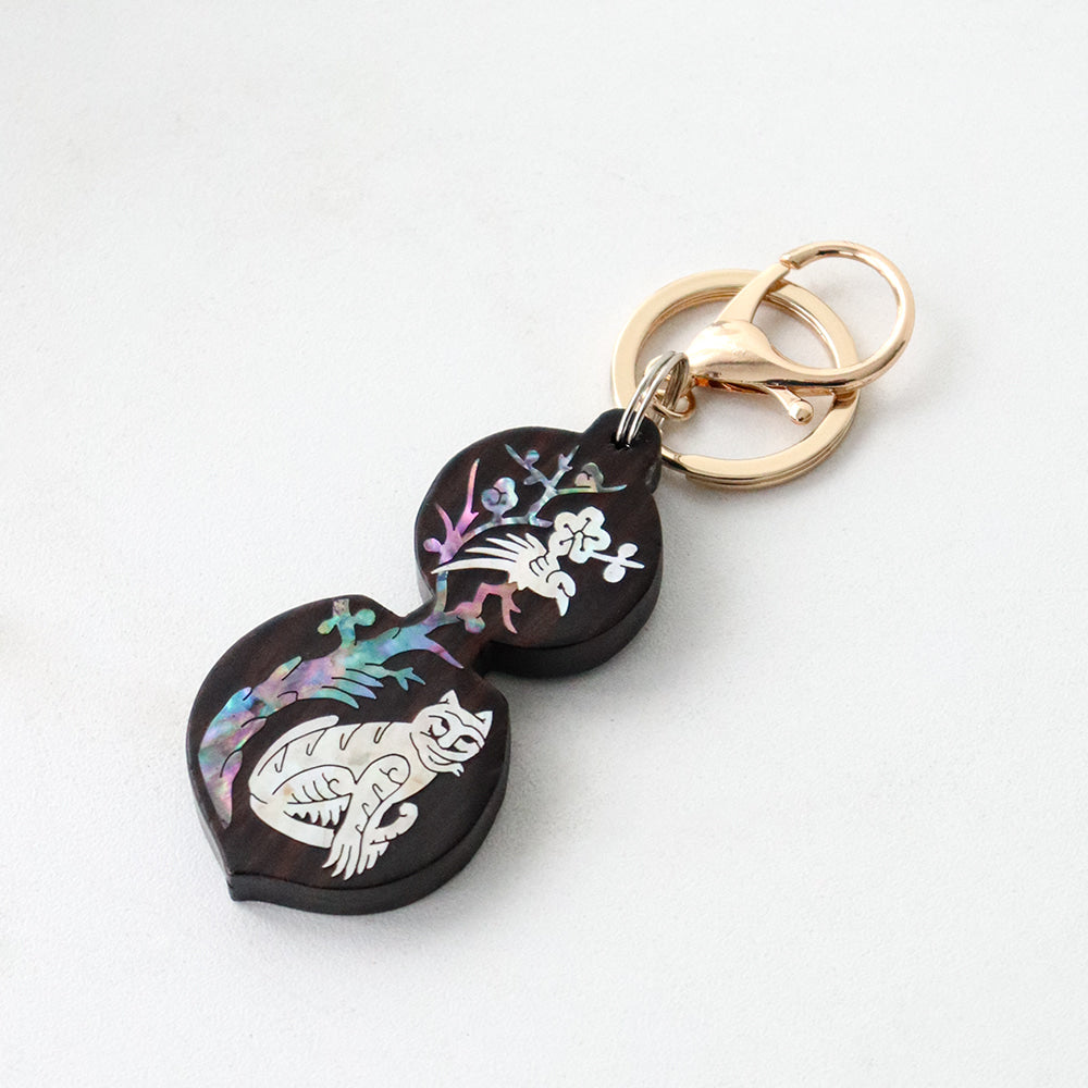 Mother of Pearl Keyring &