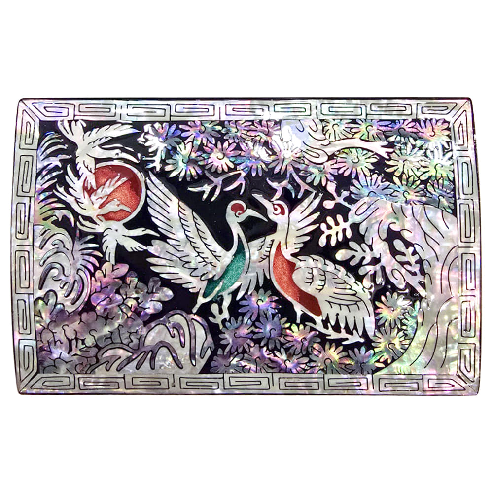 Najeon Chilgi Mother of Pearl Business Card Holder — Butterfly - OF0004