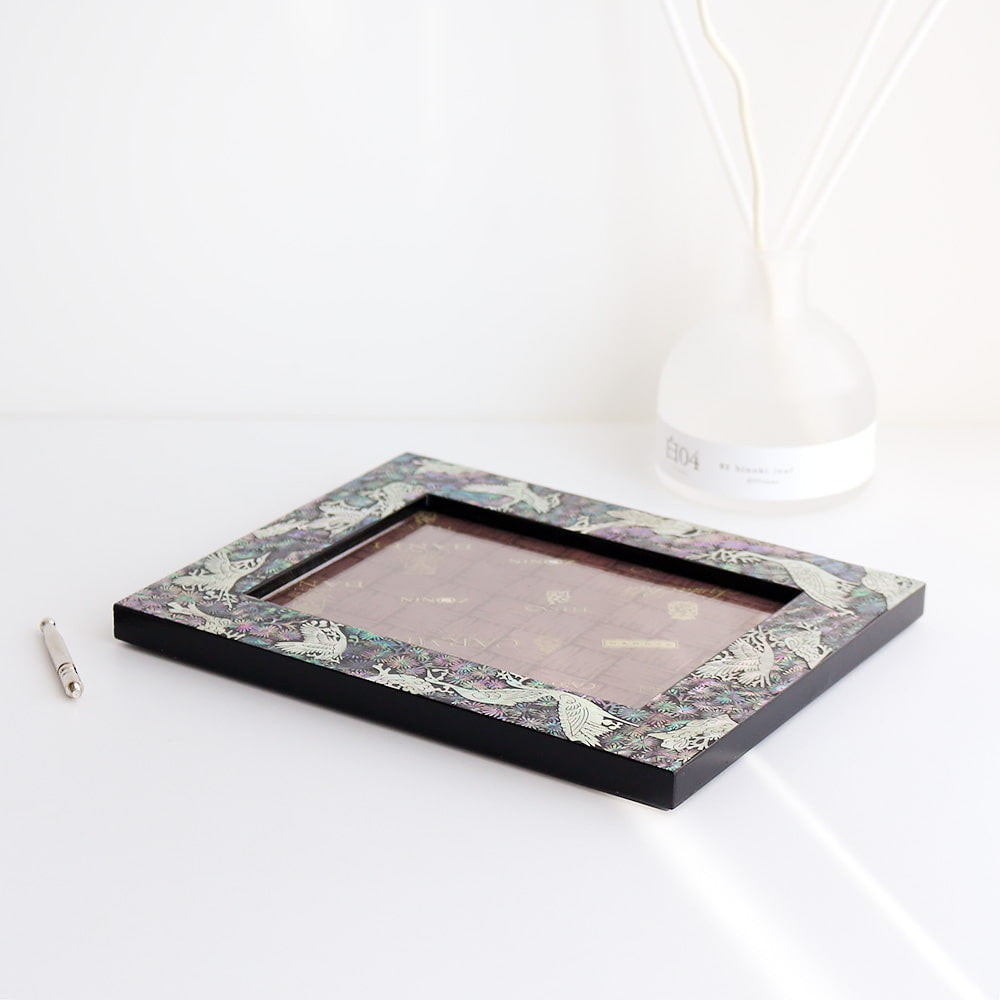 Najeonchilgi Pine & Crane Mother of Pearl Frame (Large)