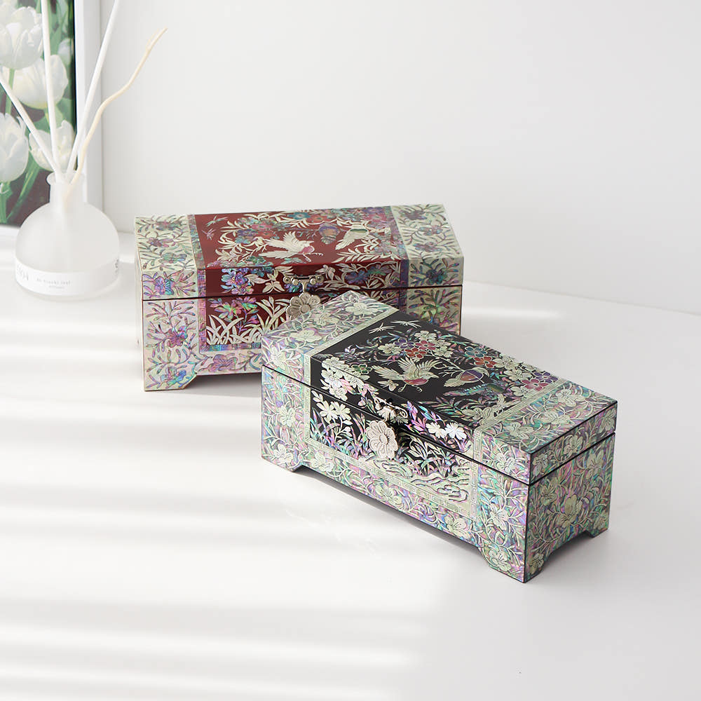 Masterpiece Najeonchilgi Premium Jewelry Box Yedan Wedding Gift Box Keepsake Ring Box