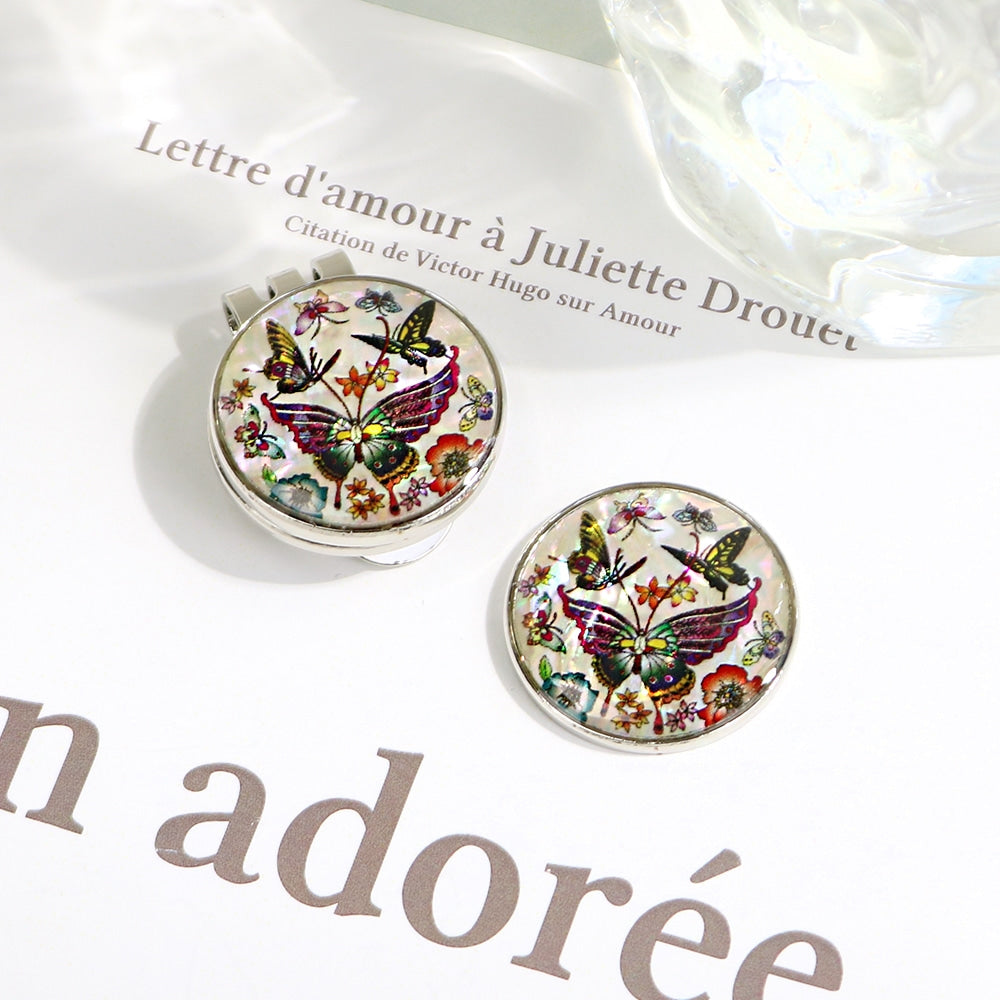 Premium Najeon Golf Ball Marker K(Butterfly)
