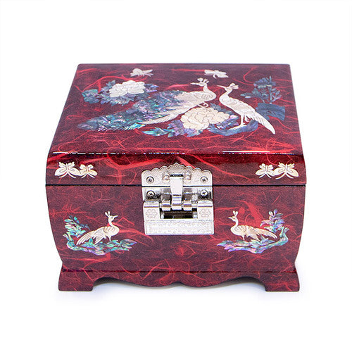 Music Box Melody Hanji Base Mother of Pearl Jewelry Box - Oh Myung - Ho