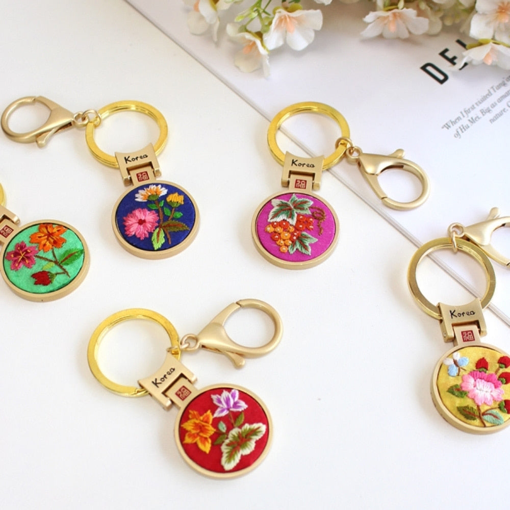 Keyring Keyring Keyring Holder Najeonchilgi Mother of Pearl Traditional