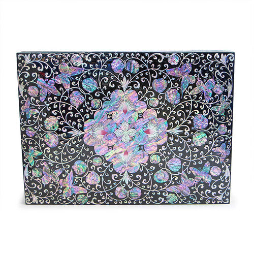 Najeon Chilgi Mother of Pearl Document & Memo Box - OF0222