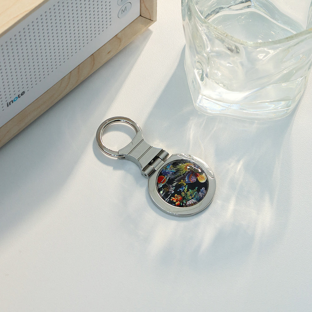 Najeonchilgi Mother of Pearl Keyring Keyring (Round)K