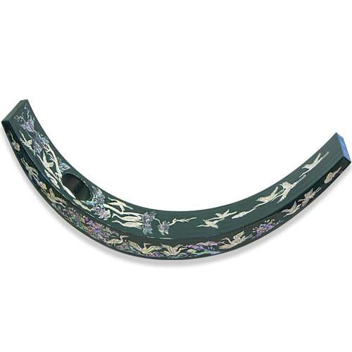 Mother of Pearl Wine Bottle Holder — Najeon Chilgi Lacquerware (Free Bojagi Wrap) - DE0122