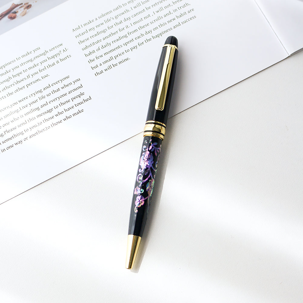 Premium Mother of Pearl Pen Plum Blossom