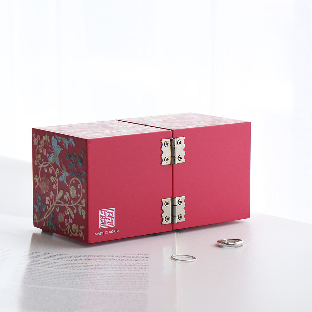 Najeonchilgi Vivid Butterfly Mini Mother of Pearl Double-Lidded