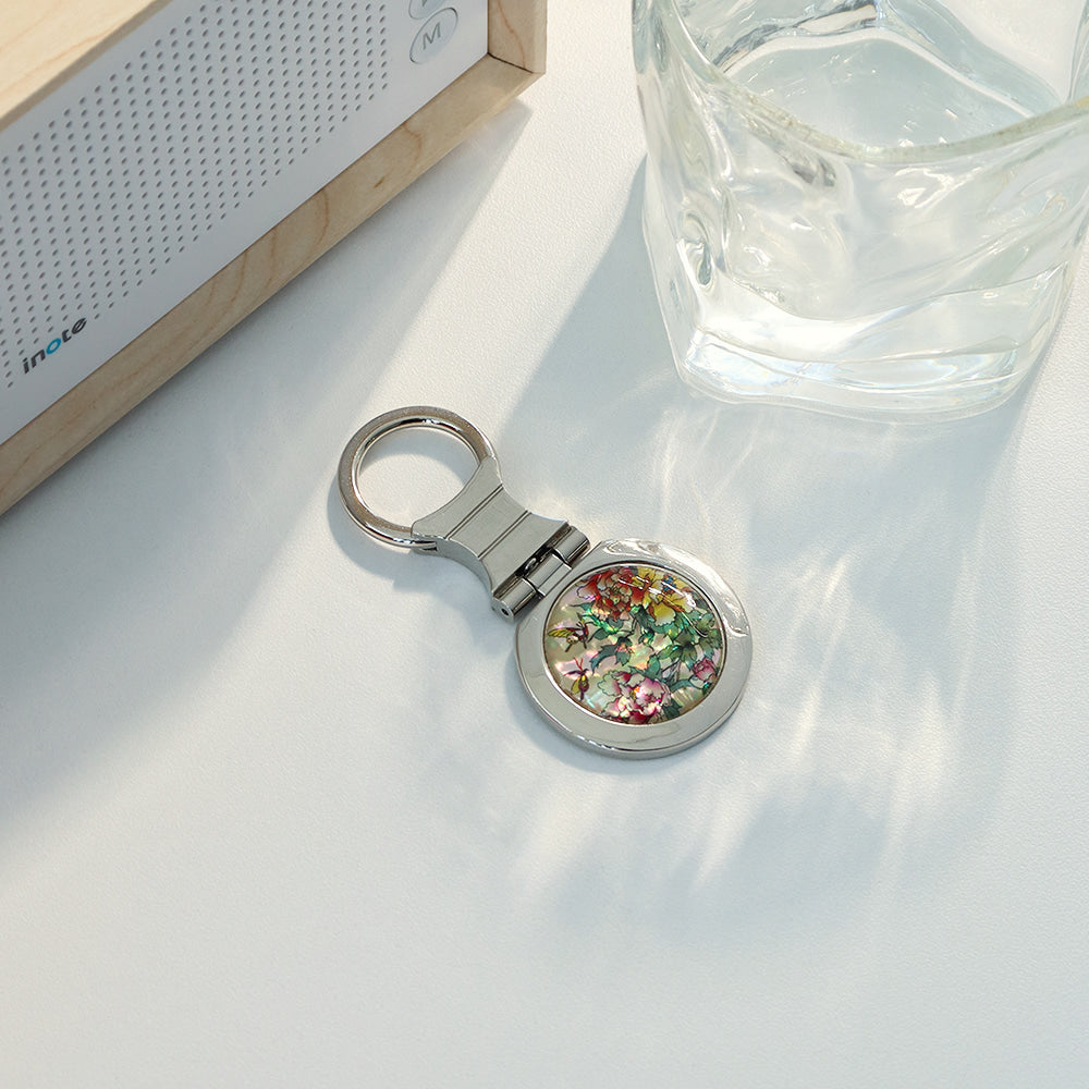 Najeonchilgi Mother of Pearl Keyring Keyring (Round)K
