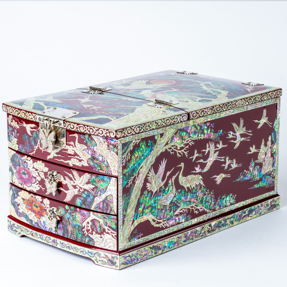 Pine & Crane Najeonchilgi Mother of Pearl Vanity Jewelry Box