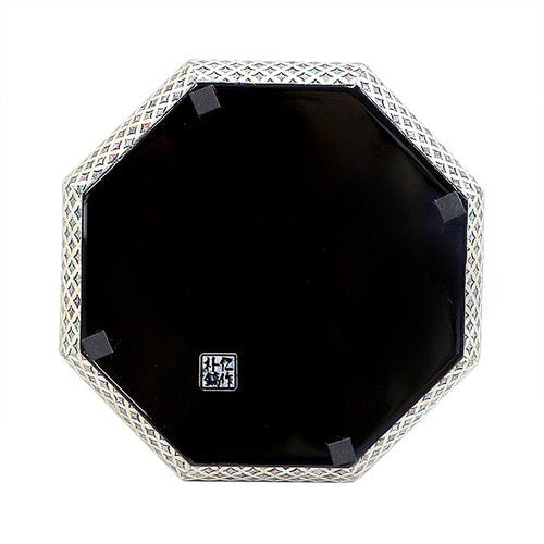 Premium Najeonchilgi Lacquerware Seven Treasures Motif (Good Luck) Octagonal 다용도 Mother of Pearl Jewelry Box - by by Park In-ho