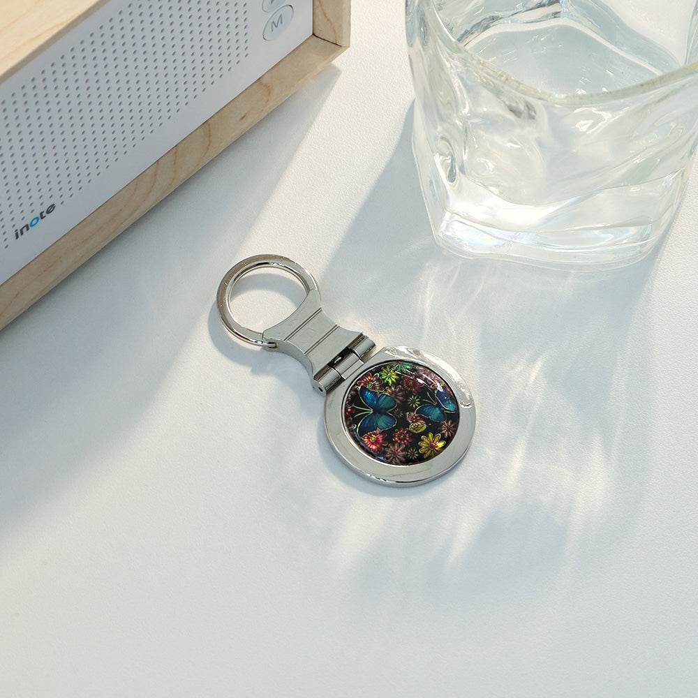 Najeonchilgi Mother of Pearl Keyring Keyring (Round)K