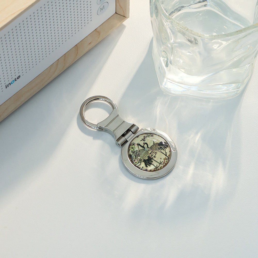 Najeonchilgi Mother of Pearl Keyring Keyring (Round)K