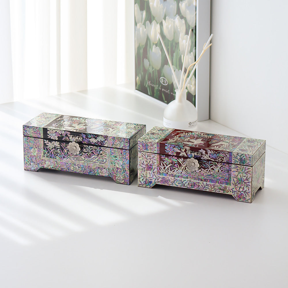 Masterpiece Najeonchilgi Premium Jewelry Box Yedan Wedding Gift Box Keepsake Ring Box