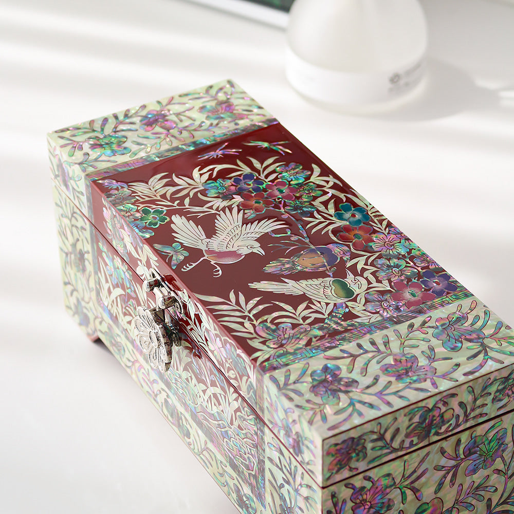 Masterpiece Najeonchilgi Premium Jewelry Box Yedan Wedding Gift Box Keepsake Ring Box