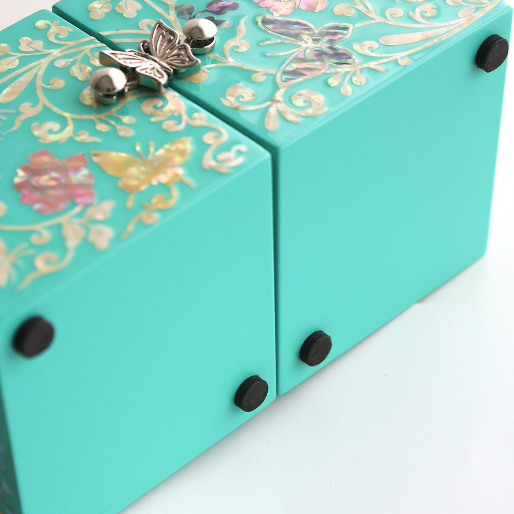 Najeonchilgi Vivid Butterfly Mini Mother of Pearl Double-Lidded