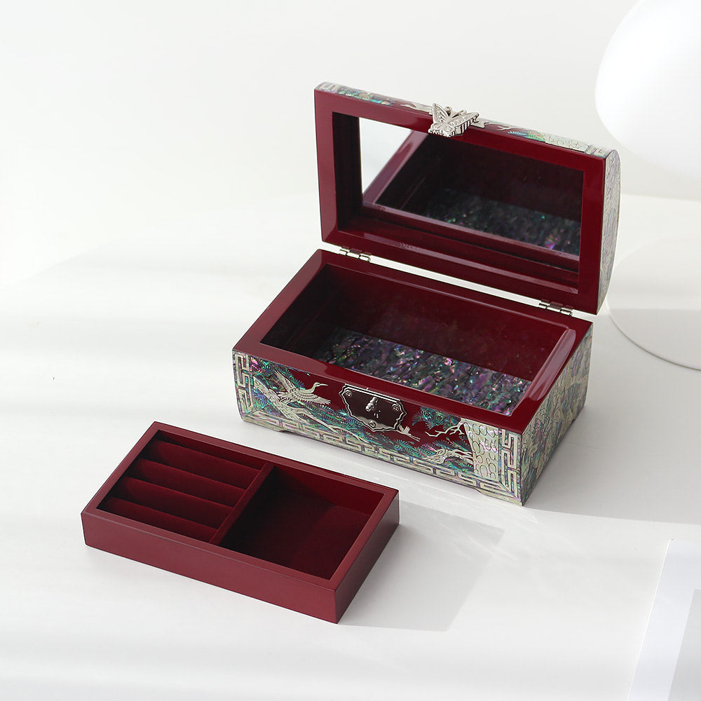 Masterpiece Najeonchilgi Premium Jewelry Box Yedan Wedding Gift Box Keepsake Ring Box