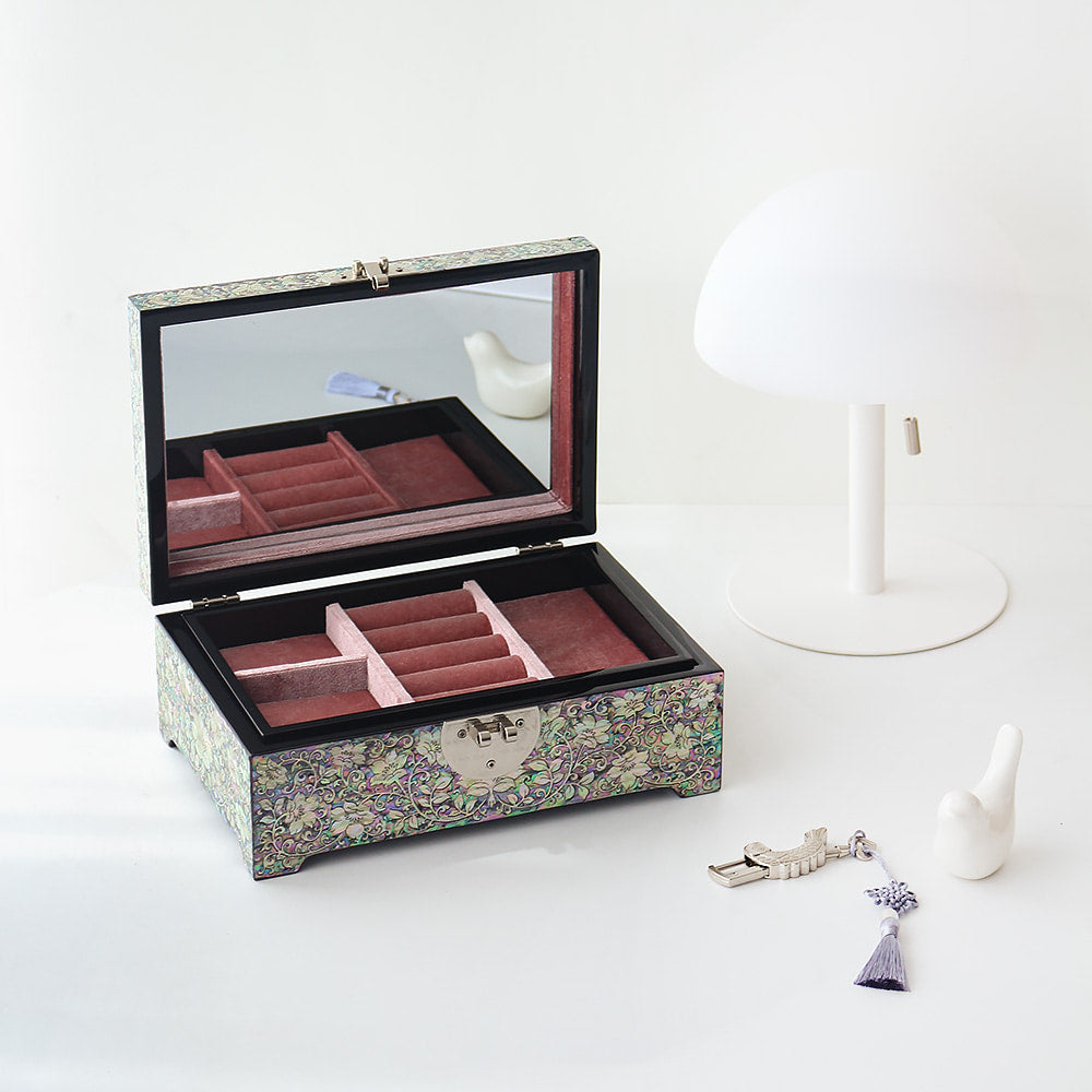 Masterpiece Najeonchilgi Premium Jewelry Box Yedan Wedding Gift Box Keepsake Ring Box