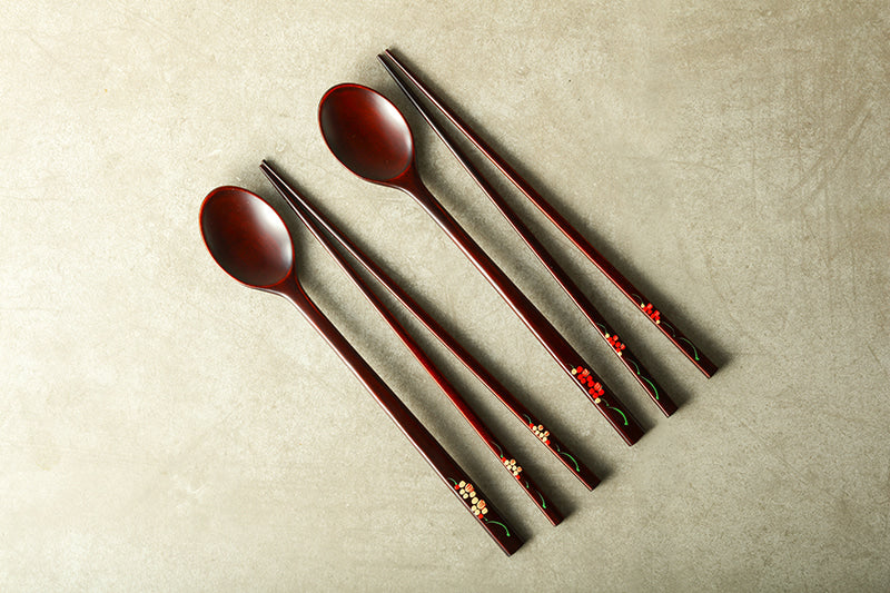 Spoon & Chopstick Set — Dragon - LV0100