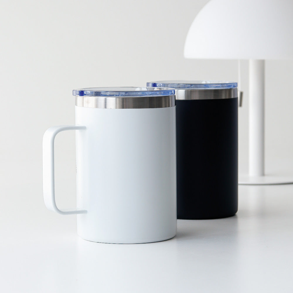 Najeonchilgi Stainless Steel Mug with Magpie and Tiger, 460 ml