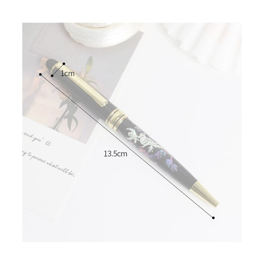 Premium Mother of Pearl Pen (2) – product dimensions and size guide [KS-DIM:P0000JFB:216bcb808ffd]
