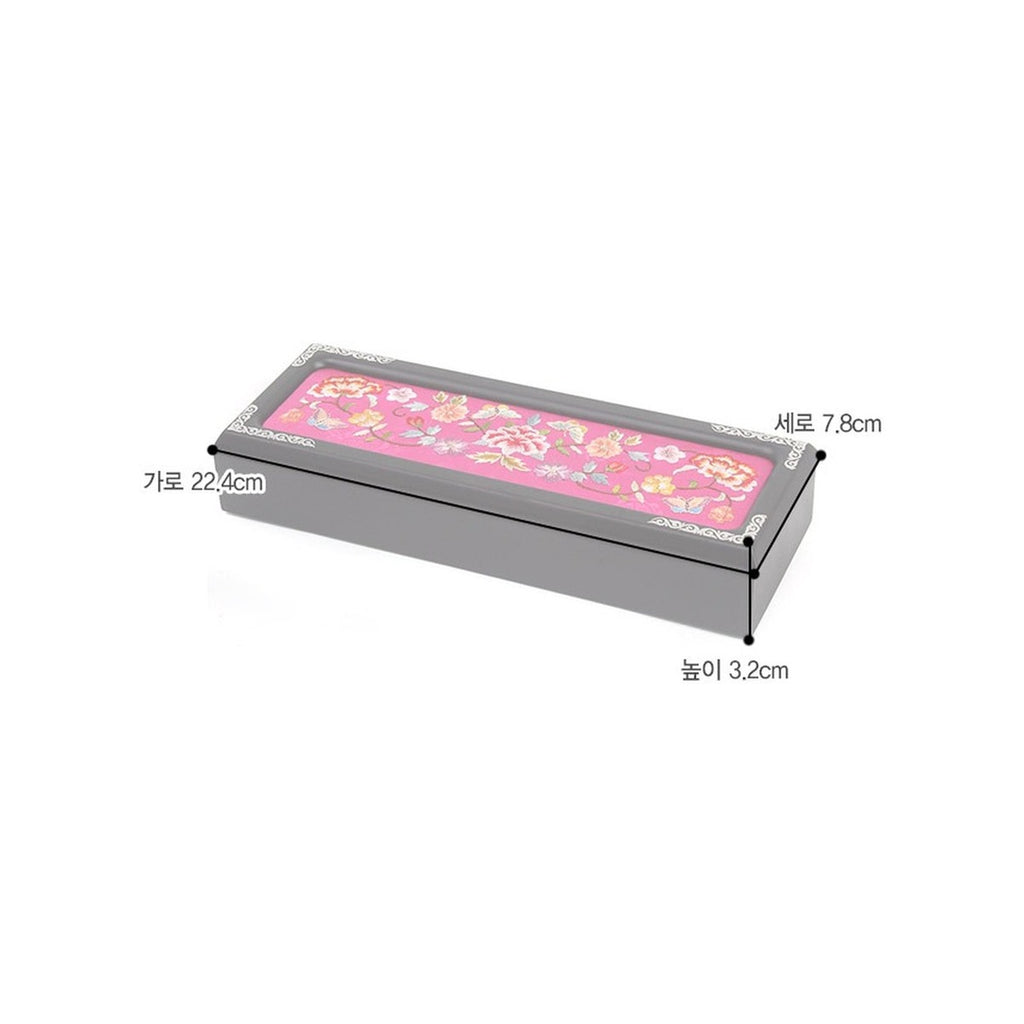 Hand Embroidered Pen Case – product dimensions and size guide [KS-DIM:P0000MIE:417eb08d7e46]
