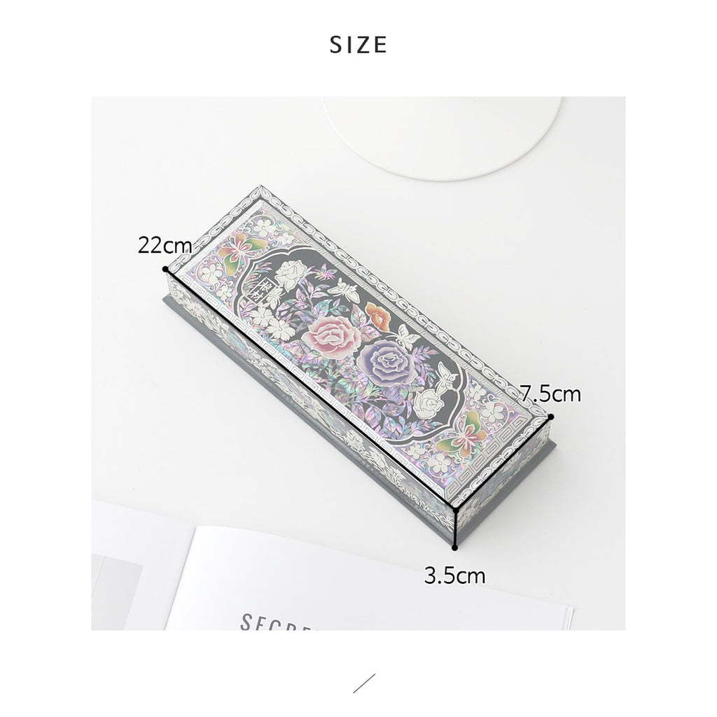 Masterpiece Najeon Auto Open Pen Case (Master Artisan Kim Young-man) – product dimensions and size guide [KS-DIM:P0000VTE:46193f5b1e88]