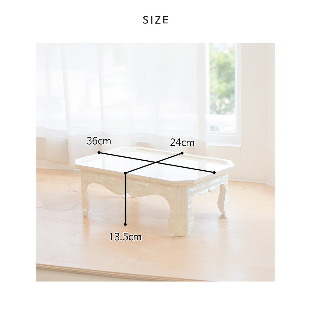 Najeonchilgi Rectangular Mini Lacquer Table, 36 cm – product dimensions and size guide [KS-DIM:P0000XWQ:558218031c93]