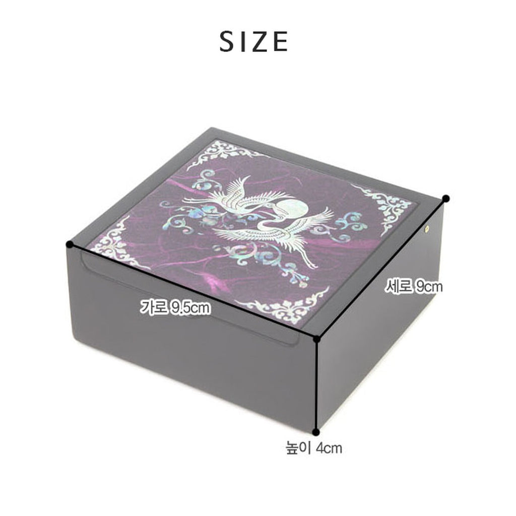 Najeonchilgi Hanji Mini Mother of Pearl Jewelry Box – product dimensions and size guide [KS-DIM:P0000YBO:83d03f8805dd]